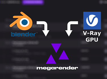 GPU Rendering via Megarender Online Service