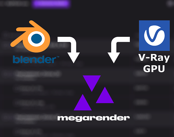 GPU Rendering via Megarender Online Service